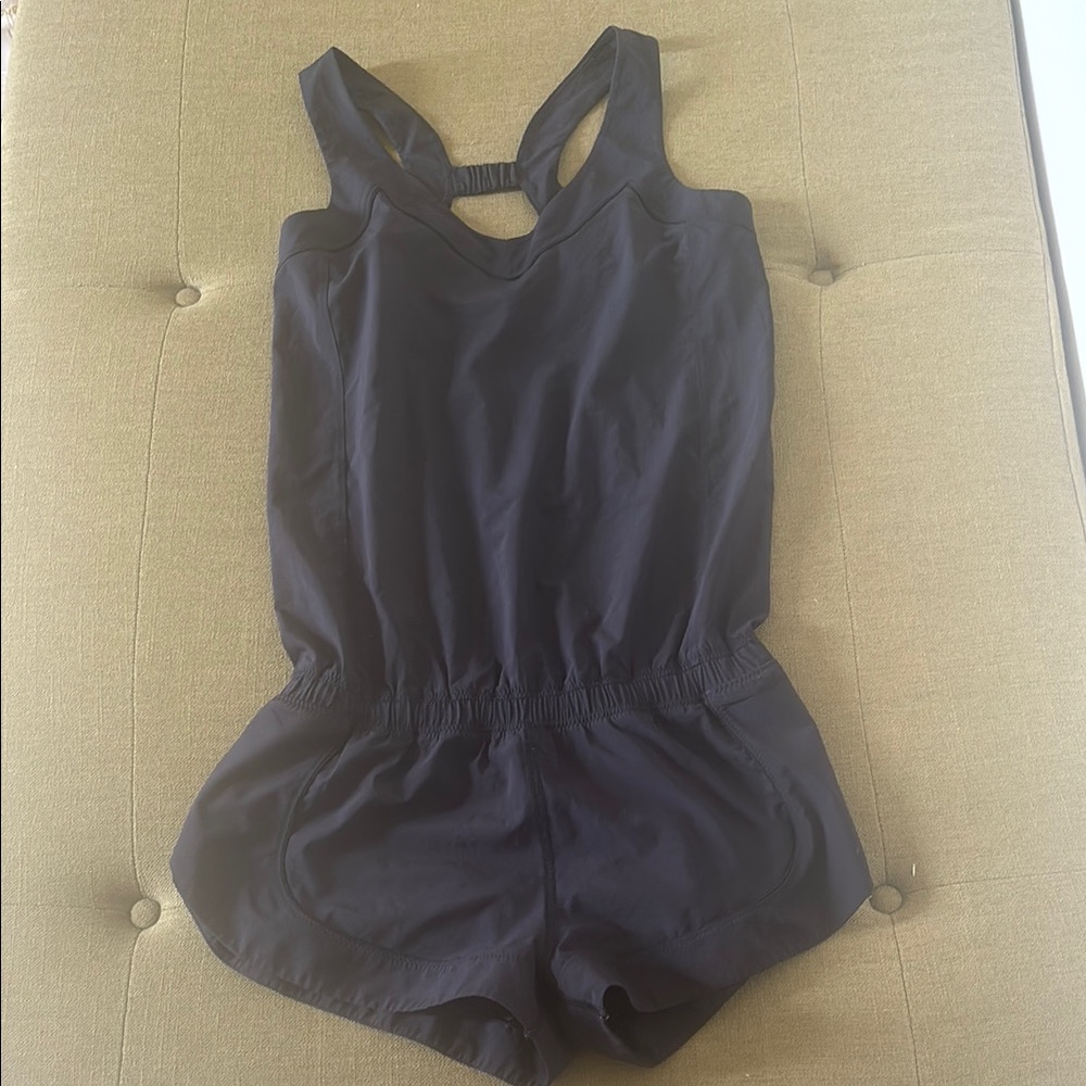 Lululemon Athletica Black Jumpsuit with Racerback